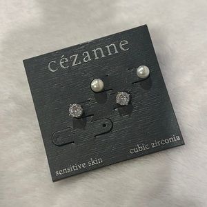 Cezanne Cubic Zirconia Stud Earrings